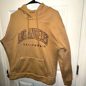Los Angeles California Tan Hoodie
